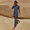 ABEWIP Muslim Swimsuits for Women Burkini Bathing Suits Full Body Modest Swimwear Islamic Swimming Suit Grey Blue Style 1 M view 3