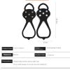 GAJUST Gourd Shaped Lightweight Snow Claw Nails Shoe Covers Snow Five-Tooth Crampon Outdoor Non-Slip Shoe Cover Rain Gear Household (Color : A Pair, Size : L) view 2