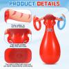Arrowbash 2 Pcs Bull Inflatable Ring Toss Set Include 2 Inflatable Base 12 Rings for Western Cowboy Fiesta Rodeo Beach Pool Birthday Party Supplies view 3
