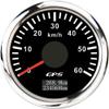 ELING 52mm Marine Boat Speedometer GPS 60km/h Gauge with Tripmeter 12V 24V for 7 Colors Backlight view 1