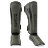 KUANG QUAN Muay Thai Shin Guards, Muay Thai Martial Arts Kicking Leg Instep Protection Pads Sparring Gear,for Kickboxing MMA Training and Sparring,Professional MMA Equipment (Olive Green, Medium) view 1