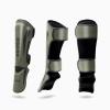 KUANG QUAN Muay Thai Shin Guards, Muay Thai Martial Arts Kicking Leg Instep Protection Pads Sparring Gear,for Kickboxing MMA Training and Sparring,Professional MMA Equipment (Olive Green, Medium) view 2