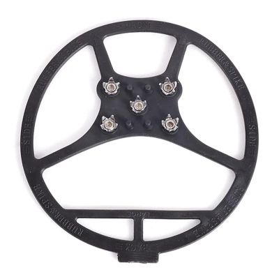 GAJUST 5 Teeth Nails Ice Gripper Stud Shoes Women Men Crampons Ice Gripper Spike Grips Cleats for Snow Studs Non-Slip Climbing Hiking (Size : L EU 40-46)
