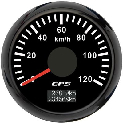 ELING 52mm Waterproof 120km/h GPS Speedometer Odometer for Motorboat Truck 12Volt 24Volt with 7 Colors Backlight