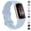 AK Sport Band Compatible with Fitbit Charge 6 Bands / Fitbit Charge 5 Bands Women Men, Classic Soft Replacement Straps Wristbands for Fitbit Charge 6 / 5 Advanced Fitness & Health Tracker (Baby view 1