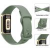AK Sport Band Compatible with Fitbit Charge 6 Bands / Fitbit Charge 5 Bands Women Men, Classic Soft Replacement Straps Wristbands for Fitbit Charge 6 / 5 Advanced Fitness & Health Tracker (Avocado view 4