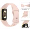 AK Sport Band Compatible with Fitbit Charge 6 Bands / Fitbit Charge 5 Bands Women Men, Classic Soft Replacement Straps Wristbands for Fitbit Charge 6 / 5 Advanced Fitness & Health Tracker (Light view 4
