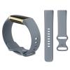 AK Sport Band Compatible with Fitbit Charge 6 Bands / Fitbit Charge 5 Bands Women Men, Classic Soft Replacement Straps Wristbands for Fitbit Charge 6 / 5 Advanced Fitness & Health Tracker (Blue view 4