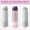 Airboat 2PCS Silicone Water Bottle Boot for Owala 40oz, Protective Bottom Bumper Anti-Slip Sleeve for FreeSip, Twist, and Flip Stainless Steel Bottles, Dishwasher Safe and BPA Free view 2