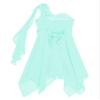 Rswnyirn Kids Flower Girls One Shoulder Party Dress Wedding Bridesmaid Pageant Party Asymmetrical Hem Gowns Mint Green 10 Years view 4