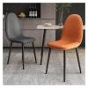 BytheM Chair Dining Kitchen Chairs,Comfortable Pu Upholstered Back Chair,Office Chair,Side Chairs for Living (Color : E) view 2