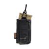 EXCELLENT ELITE SPANKER Tactical Open-Top Single/Double/Triple Molle Mag Pouch Tactical Bag Accessories Holder(Single Multicam Black) view 1