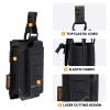 EXCELLENT ELITE SPANKER Tactical Open-Top Single/Double/Triple Molle Mag Pouch Tactical Bag Accessories Holder(Single Multicam Black) view 3