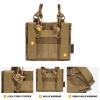 EXCELLENT ELITE SPANKER Tactical Open-Top Single/Double/Triple Molle Mag Pouch Tactical Bag Accessories Holder(Double Coyote Brown) view 4