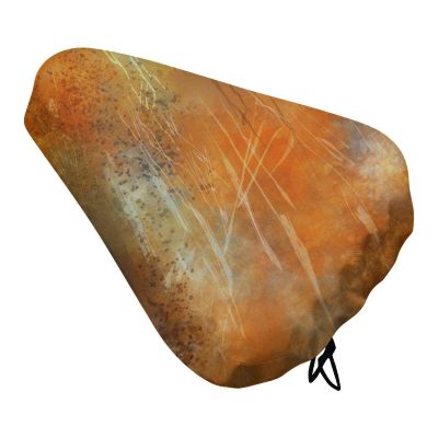 Yellow Bike Seat Cover Waterproof and Dustproof Adjustable Soft Saddle Cushion Covers