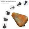 Yellow Bike Seat Cover Waterproof and Dustproof Adjustable Soft Saddle Cushion Covers view 3