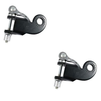 VANZACK 2 Pcs Bike Trailer Hitch Connector Trailer Hitch Adapter Sturdy Metal Construction No Tools Needed