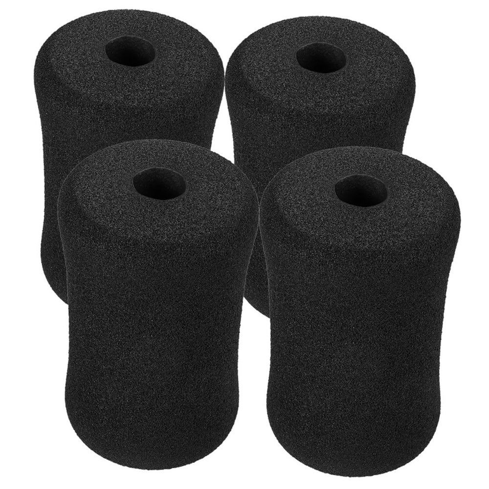 SUPVOX 4pcs Sponge Cover Leg Extension Machine Cover Foam Roller for Leg Extension Foam Foot Pads Rollers Replacement Gym Pad Walker Foam Roller Roller Fitness Foldable