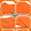 Boys Rash Guard Short Sleeve, Navy Blue and Orange UPF 50+ Sun Protection Rashguard Slim Fit Swim Shirt Fishing Surf Quick Dry Cool Beach Clothes for Toddler Youth Kids Size 2T view 4