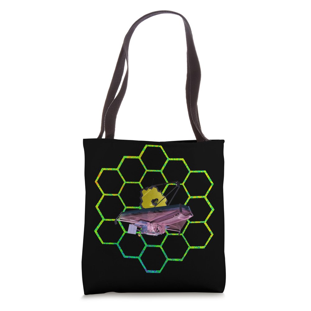 James WEBB Space Telescope Mirrors Honeycomb Pattern JWST Tote Bag