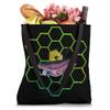 James WEBB Space Telescope Mirrors Honeycomb Pattern JWST Tote Bag view 4