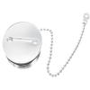 Fuel Tank Cap 1-1/2"(38mm) 316 Stainless Steel Polished Boat Deck Fill/Filler with Key Cap Marine Hardware for Boat Yacht Caravan Replacement Fuel Tank Cap Cover with Chain view 2