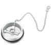 Fuel Tank Cap 1-1/2"(38mm) 316 Stainless Steel Polished Boat Deck Fill/Filler with Key Cap Marine Hardware for Boat Yacht Caravan Replacement Fuel Tank Cap Cover with Chain view 4