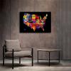 College Football Team Logo Poster Canvas Print Modern Office Living Room Bathroom Decor Wall Art Gift (Framed,2432inch) view 2