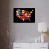 College Football Team Logo Poster Canvas Print Modern Office Living Room Bathroom Decor Wall Art Gift (Framed,2432inch) view 3