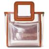 STAUD Women's Chicago Bears Clear Mini Shirley Bag view 2