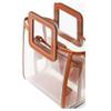 STAUD Women's Chicago Bears Clear Mini Shirley Bag view 3