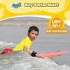 Boys Rash Guard Short Sleeve, Yellow and Green UPF 50+ Sun Protection Rashguard Slim Fit Swim Shirt Fishing Surf Quick Dry Cool Beach Clothes for Toddler Youth Kids Size 9-10Y view 2