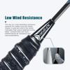 4U 85g Wave Break Wind 100% Full Carbon Fiber Strung Offensive and Defense Badminton Racket with Bag String (2pcs Red and Bag) view 4