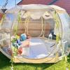 Screen Houses Pop-up Outdoor Camping Tent, 540 Degree Fully Transparent Non Dead Corner Gazebo (15 'x15') view 3