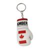 Boxing Glove Replica Keyring, Mini Boxing Glove Keychain for Fans, Athletes & Coaches, Authentic Miniature Souvenir with Leather Finish, Durable Stitching & Heavy-Duty Metal Chain, Canada view 1