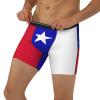 ACTYDER Texas Lone Star State Flag Pattern Men's Boxer Briefs, Mens Trunks Underwear Wicking-Breathable Underpants, Medium Black view 3