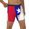 ACTYDER Texas Lone Star State Flag Pattern Men's Boxer Briefs, Mens Trunks Underwear Wicking-Breathable Underpants, Medium Black view 4