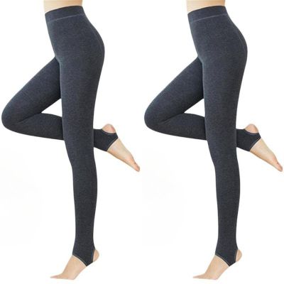 KAYNO Women's High Waist Leggings, Wool Thickened Tummy Control Pants, Stretch Running Yoga Pants