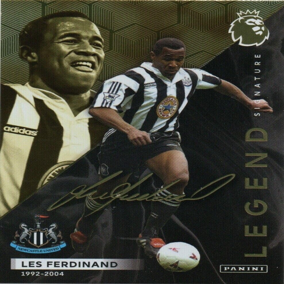 Panini Premier League 2023 2024 Les Ferdinand Signature Limited Trading Card