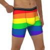 ACTYDER Gay Pride LGBT Rainbow flag Men's Boxer Briefs, Mens Trunks Underwear Wicking-Breathable Underpants, Medium view 4