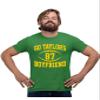 4X-Large Kelly Green Mens Go Taylor's Boyfriend Funny Football T-Shirt view 1