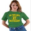 4X-Large Kelly Green Mens Go Taylor's Boyfriend Funny Football T-Shirt view 2