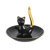B Baosity Cat Ring Holder Ring Dish Decorative Animals Trinket Tray Jewelry Storage Tray for Necklace Earrings Anniversary Christmas view 1