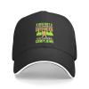 Bigfoot is Often Confused with Sasquatch Yeti Never Complains Baseball Cap for Men Women Adjustable Funny Dad Hat Black view 2