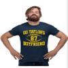 5X-Large Navy Blue Mens Go Taylor's Boyfriend Funny Football T-Shirt view 1