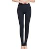 KAYNO Women's High Waist Leggings, Wool Thickened Tummy Control Pants, Stretch Running Yoga Pants
