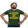 5X-Large Forest Green Mens Go Taylor's Boyfriend Funny Football T-Shirt view 1