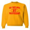 3X-Large Gold Mens Go Taylor's Boyfriend Funny Football Sweatshirt Crewneck view 1