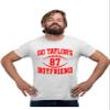 XX-Large White Mens Go Taylor's Boyfriend Funny Football T-Shirt view 1
