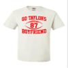 XX-Large White Mens Go Taylor's Boyfriend Funny Football T-Shirt view 2